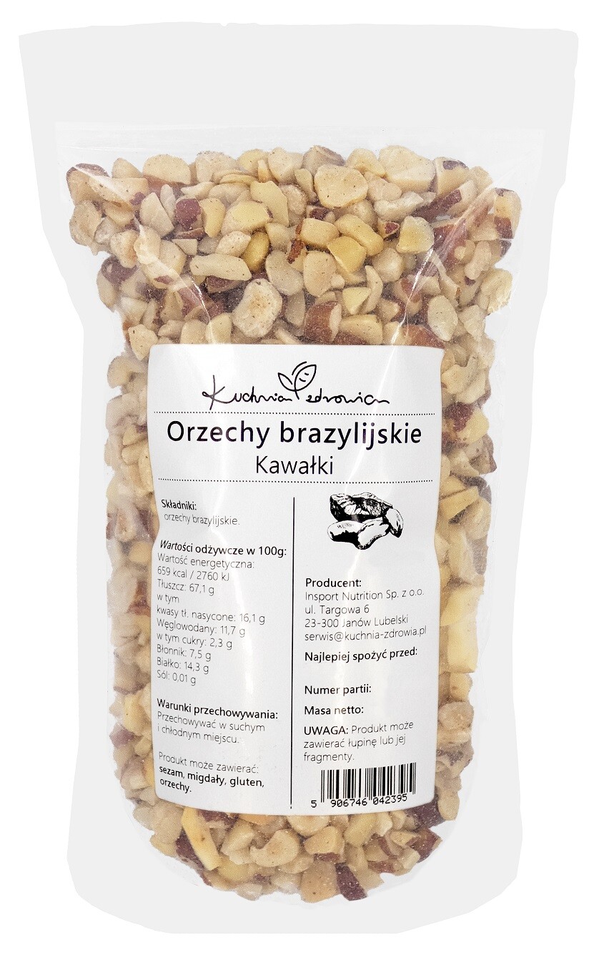 Brazilské ořechy Kuchnia Zdrowia 1KG Kousky