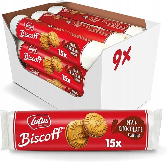 Lotus Biscoff Milk Chocolate Sušenky Sušenky S Čokoládovým Krémem 1350 g