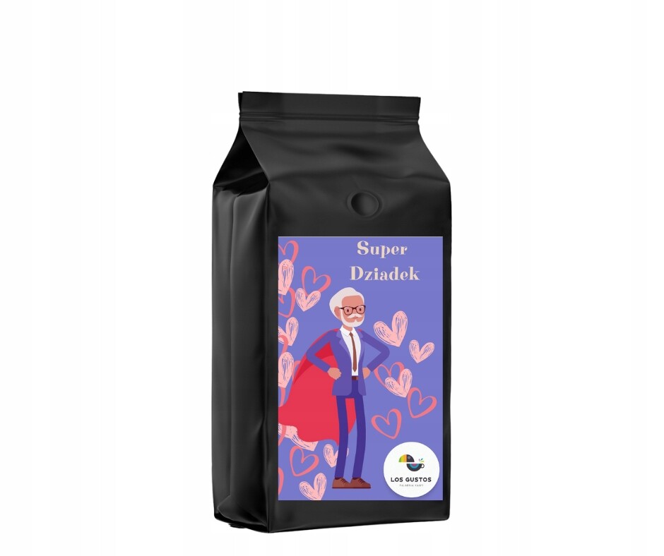 Káva zrnková Brasil Santos Den dědečka 1000g Los Gustos