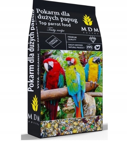 Pś Papoušek střední Vita-organic 10kg MDM