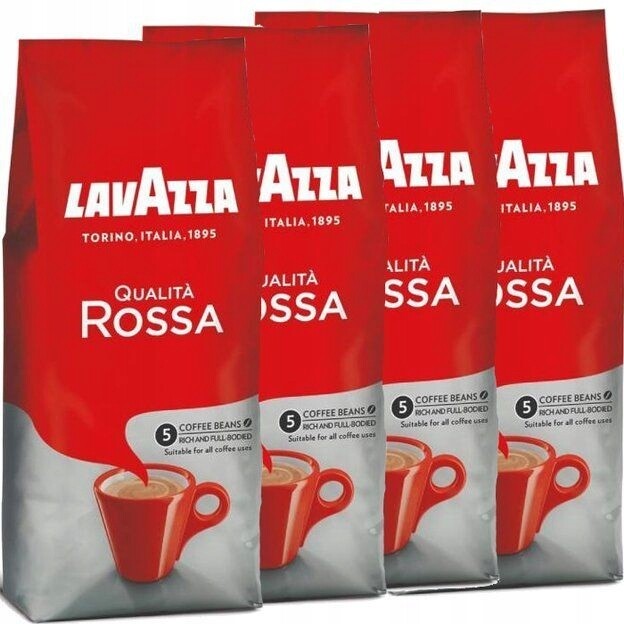 Káva zrnková Lavazza Qualita Rossa 4x250g