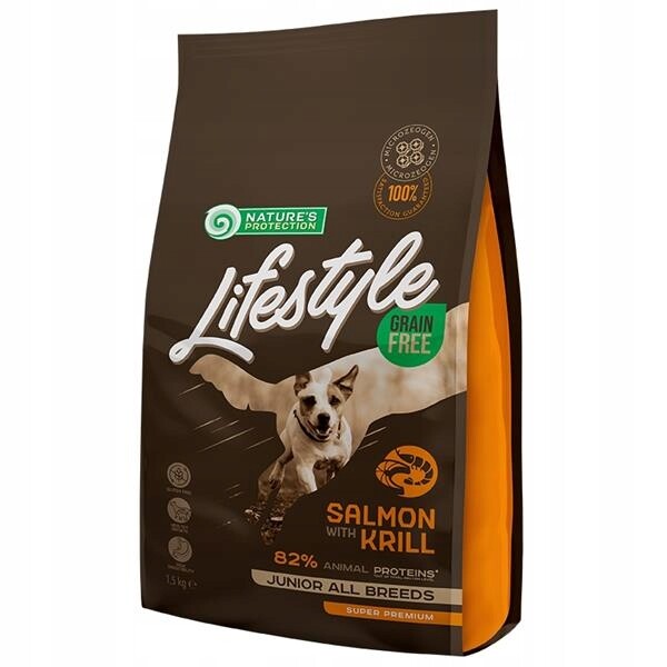Nature's Protection Dog Dry LifeStyle Gf Junior Salmon 1,5 kg