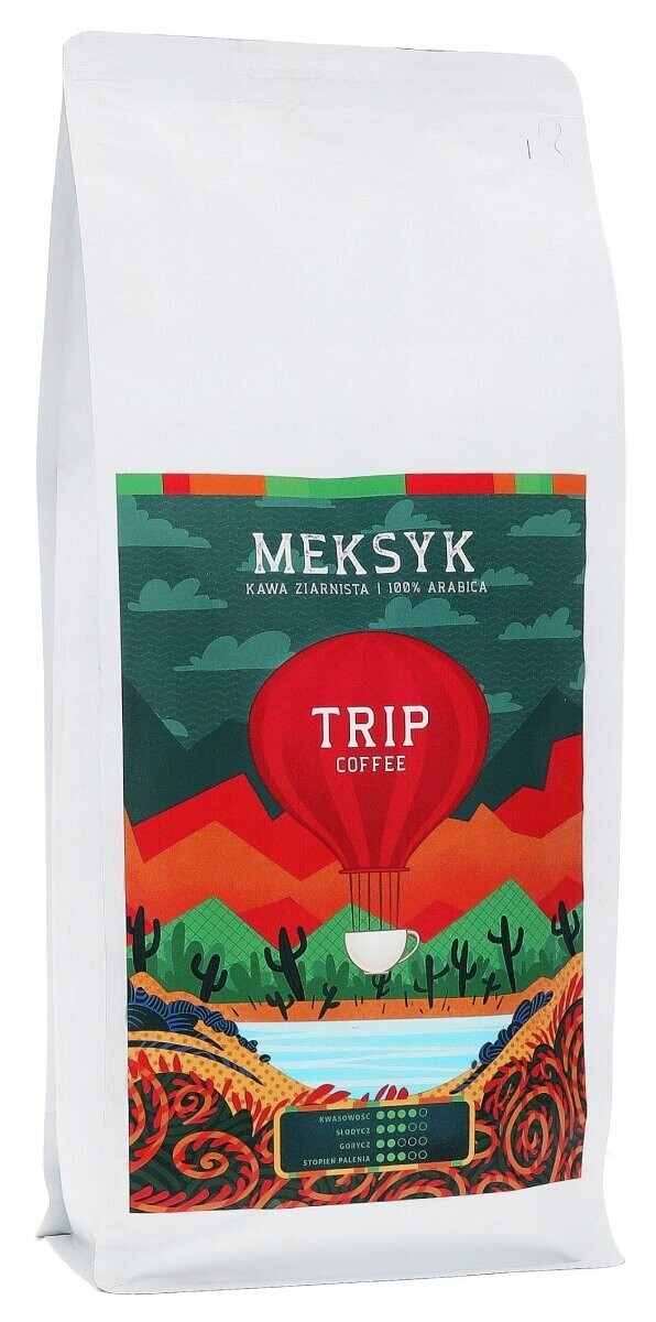 Káva zrnková Trip Coffee Mexiko 1 kg 100% Arabika Čerstvě Pražená