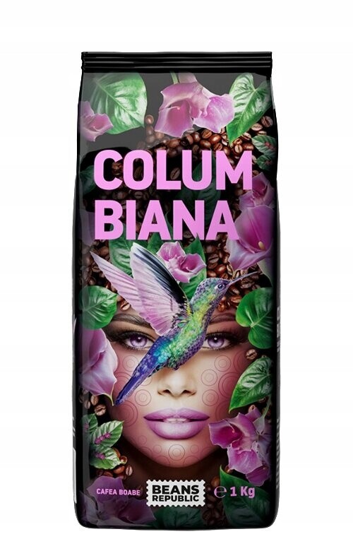 Káva zrnková Beans Republic Columbiana 100% Arabica 2x1kg