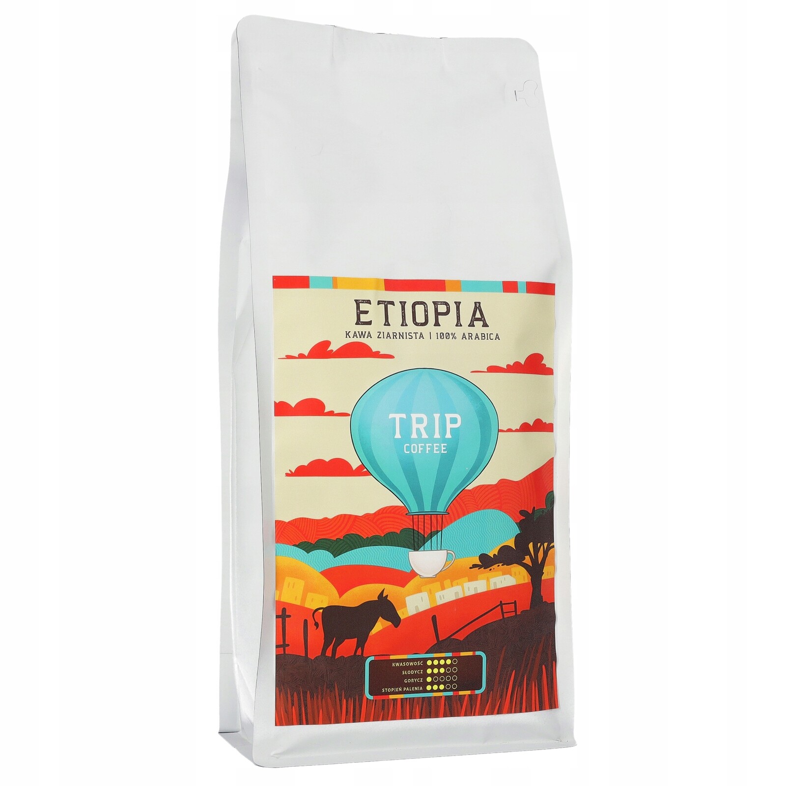 Káva zrnková Trip Coffee Etiopie 100% Arabica 1 kg