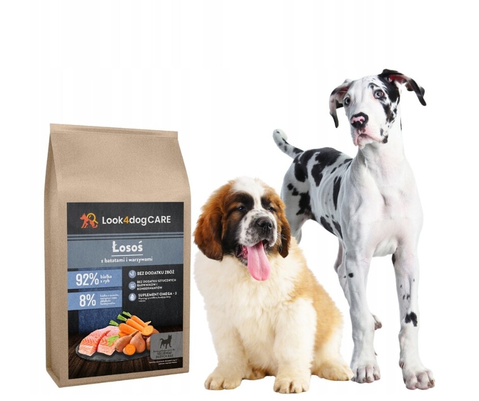 Suché krmivo pro psa losos batáty 12 kg