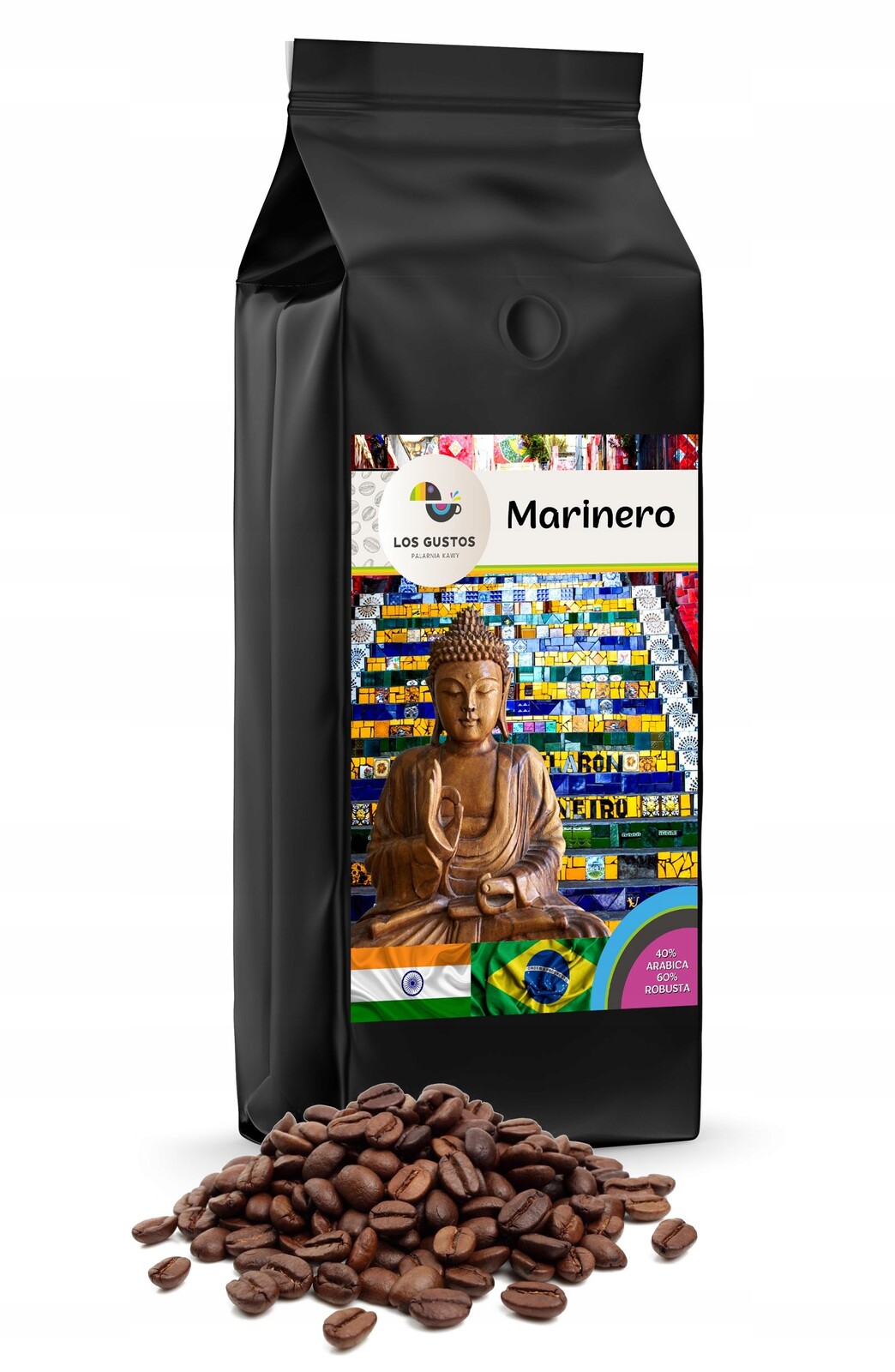 Káva zrnková 1 kg Marinero Čerstvě pražená Los Gustos