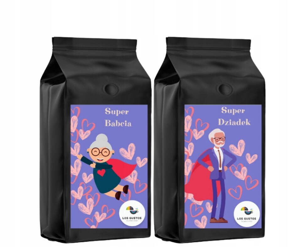 Káva Brasil Santos Den babičky a dědečka 2x1000g Los Gustos