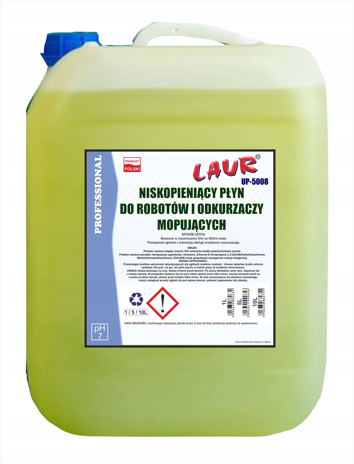 Silný Účinný Tekutý Přípravek Pro Mopovací Roboty Čistící Laur OP.10L