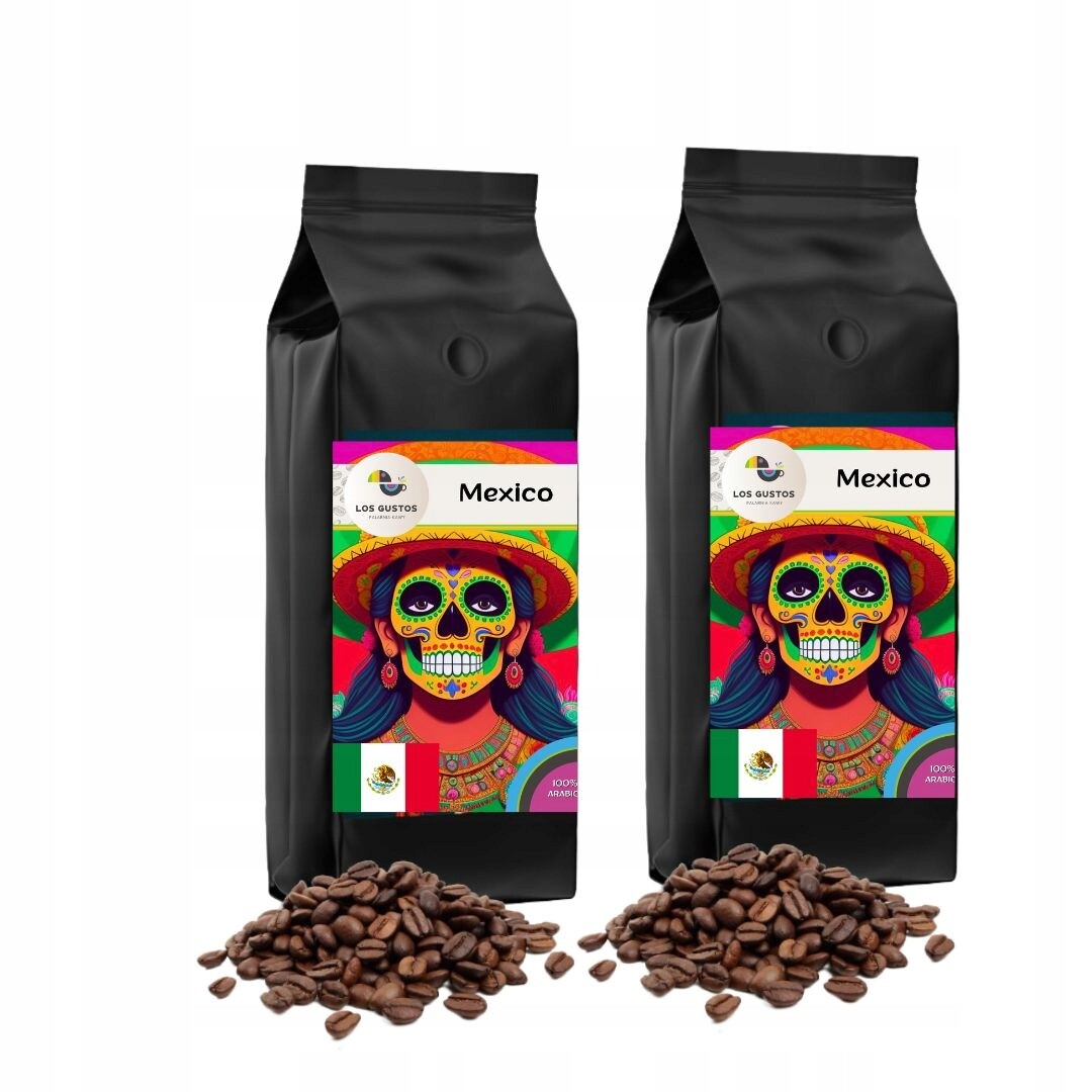 Káva zrnková Mexico 2x 1 kg Čerstvě pražená