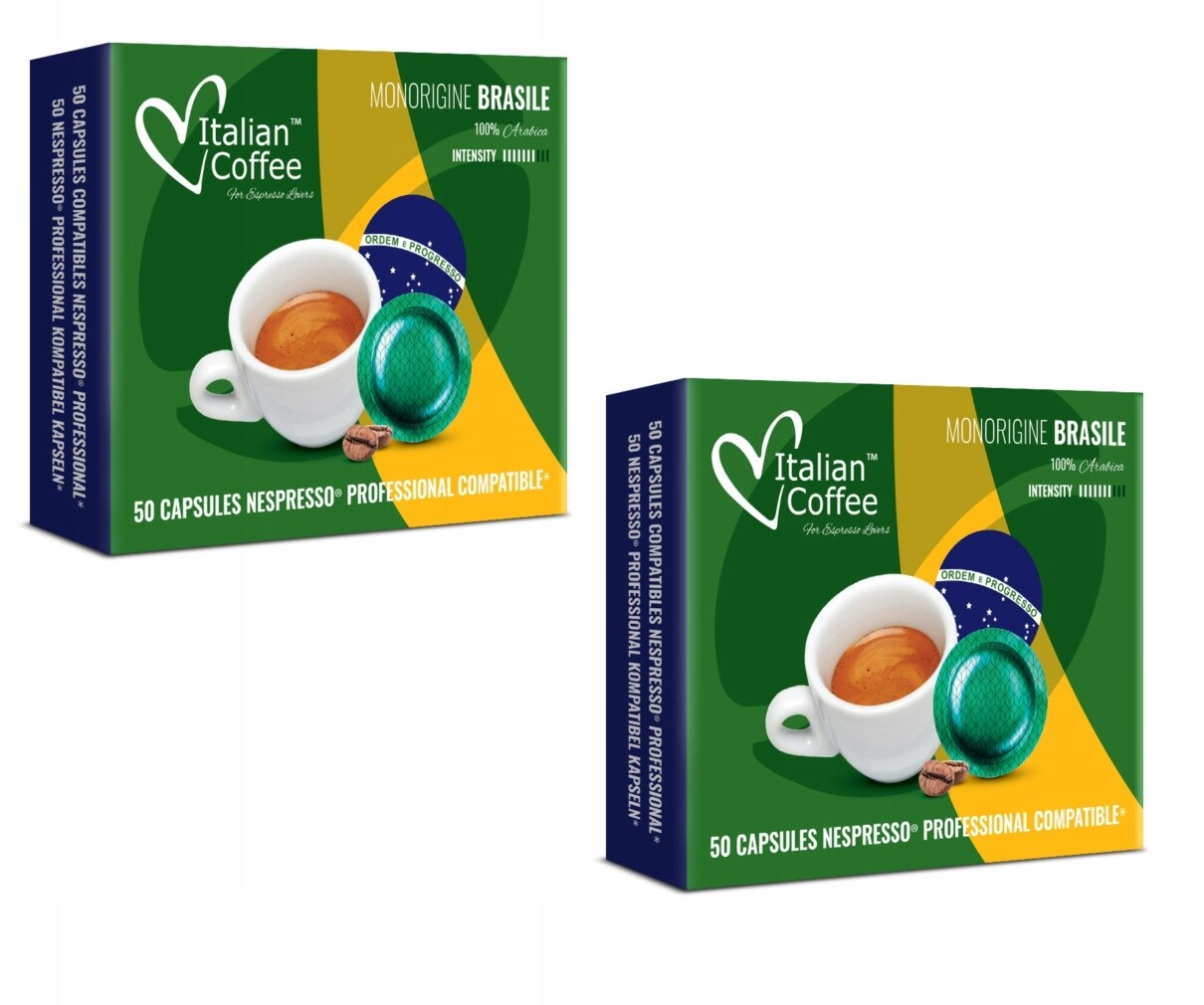 Kapsle pro Nespresso Professional Italian Coffee Brasile 100 ks