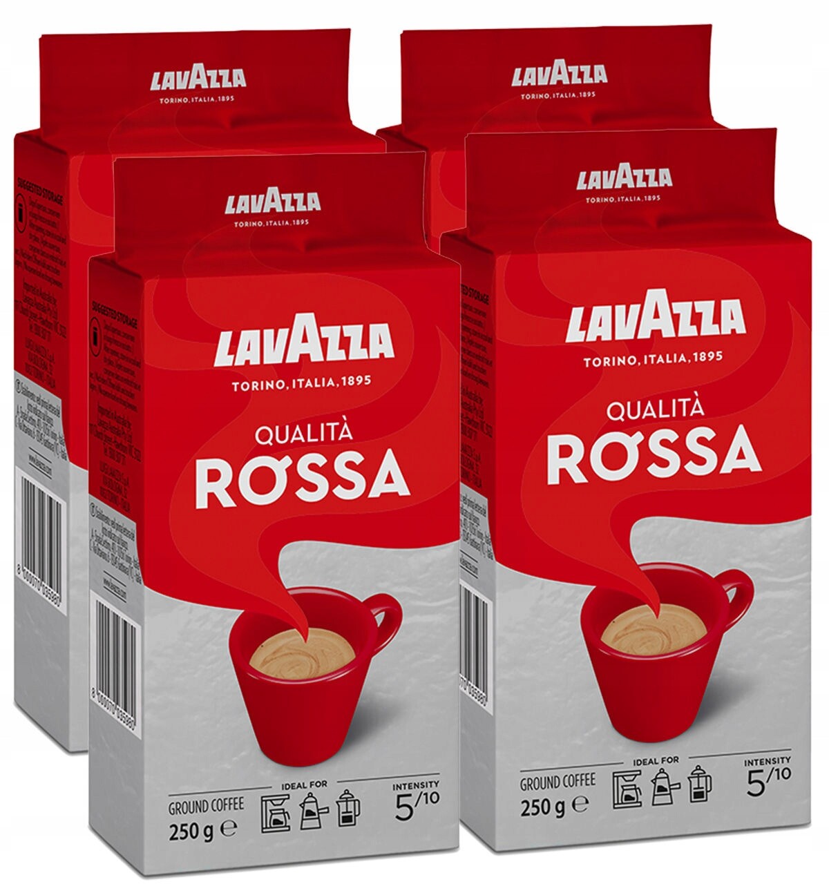 Mletá káva Lavazza Qualita Rossa 4x250g