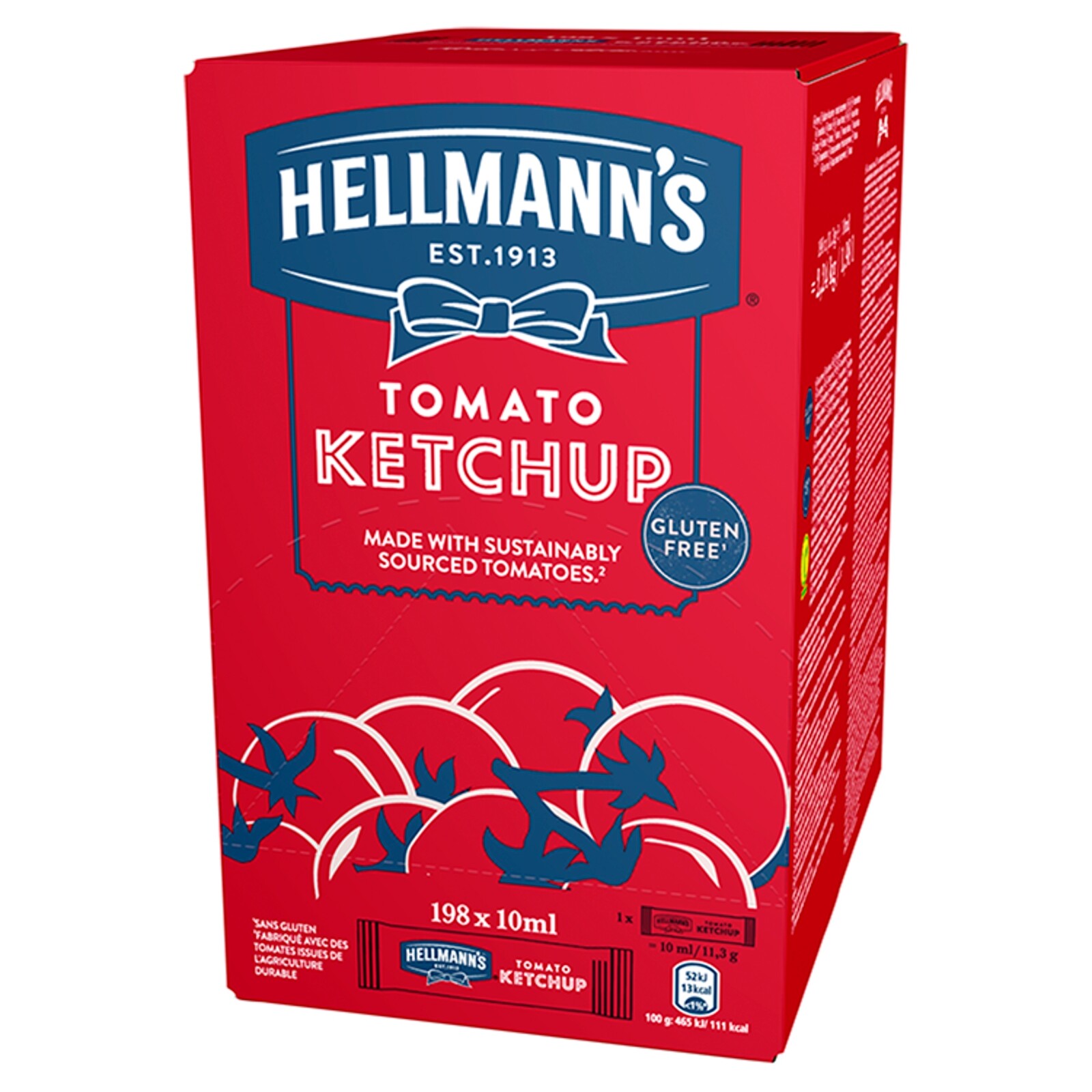 Kečup Hellmann's v sáčcích 198 ks