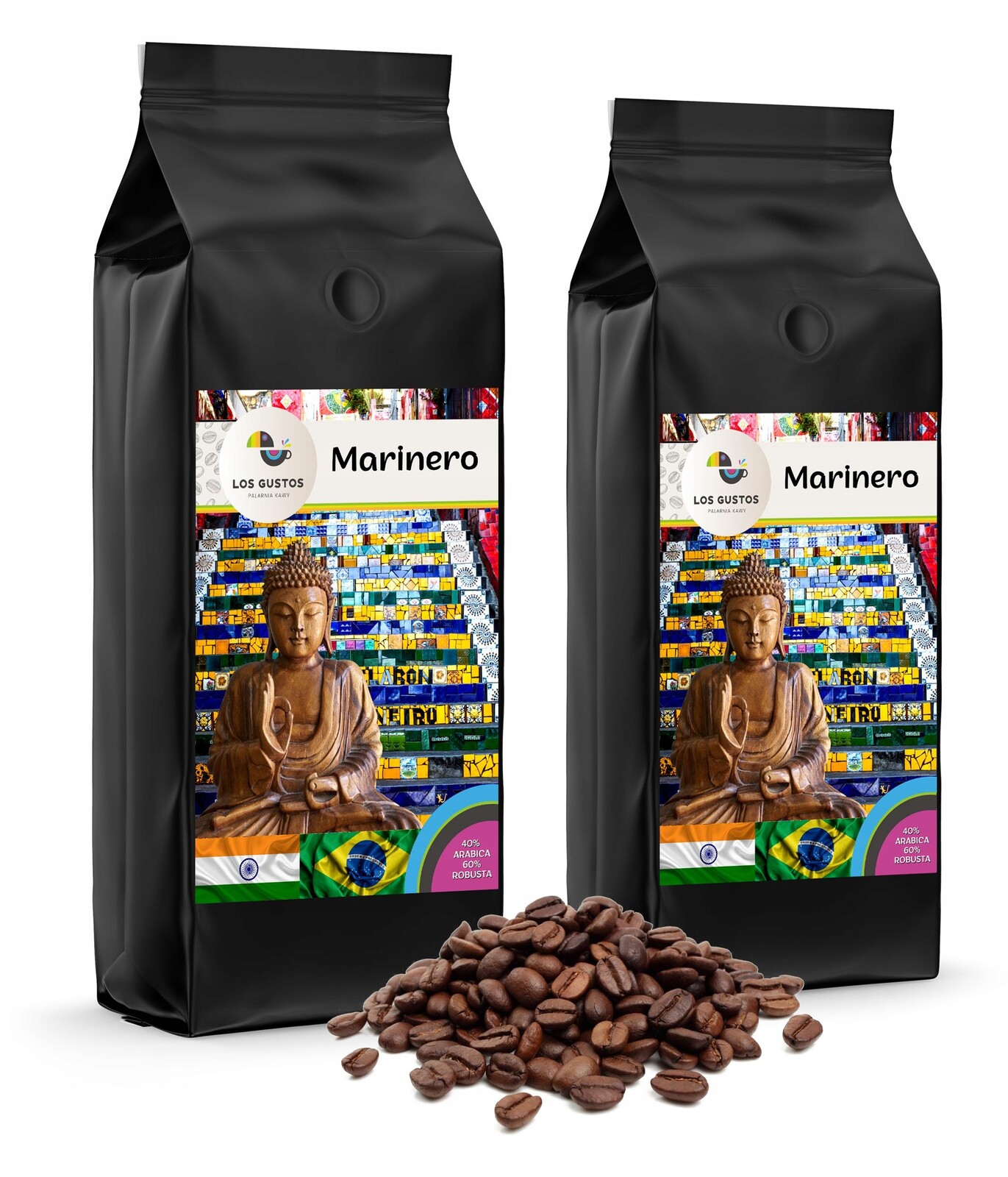 Káva Marinero Pražírna kávy Los Gustos 2x1 kg Silná