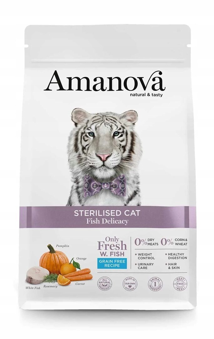 Amanova Cat Sterilized Fish Delicates 1,5kg