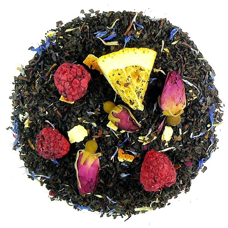 Čaj Ceylon BOP1 Earl Grey Pomeranč Vanilka koblihy růže 1 kg