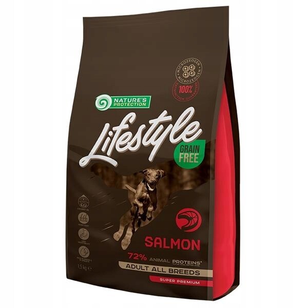 Nature's Protection Dog Dry LifeStyle Gf Salmon 1,5 kg