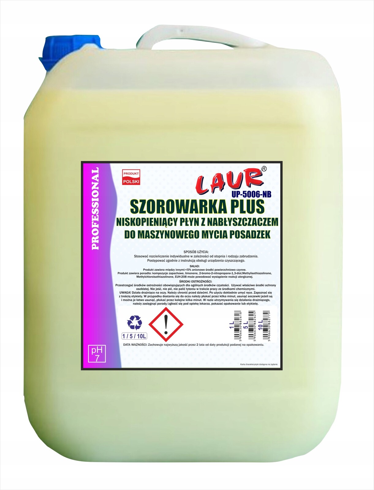 Nízkopěnivý prostředek na strojní mytí podlah pomocí leštidla (OP.10L)