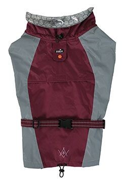 Obleček voděodolný pro psy Bivouak červená 45cm Zolux