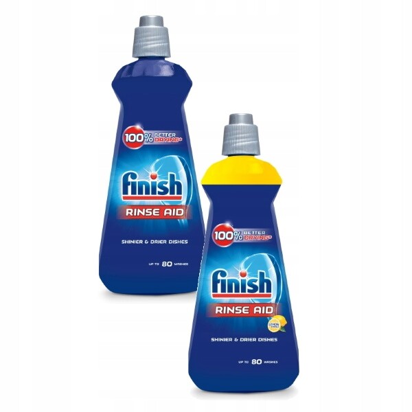 2 x Finish tekutý leštidlo do myčky nádobí Lemon 2x400 ml