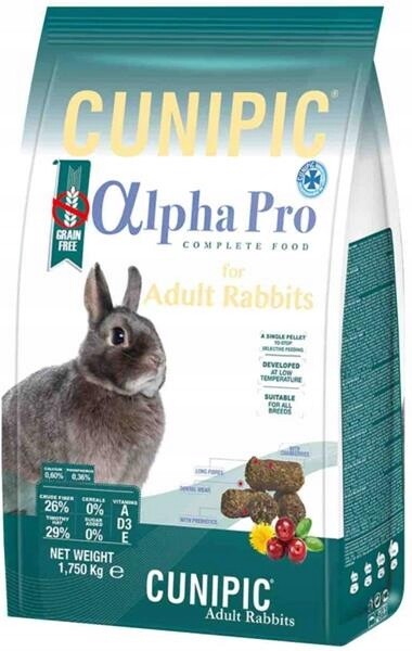 Cunipic Alpha Pro Rabbit Adult králík dospělý 1,75 kg