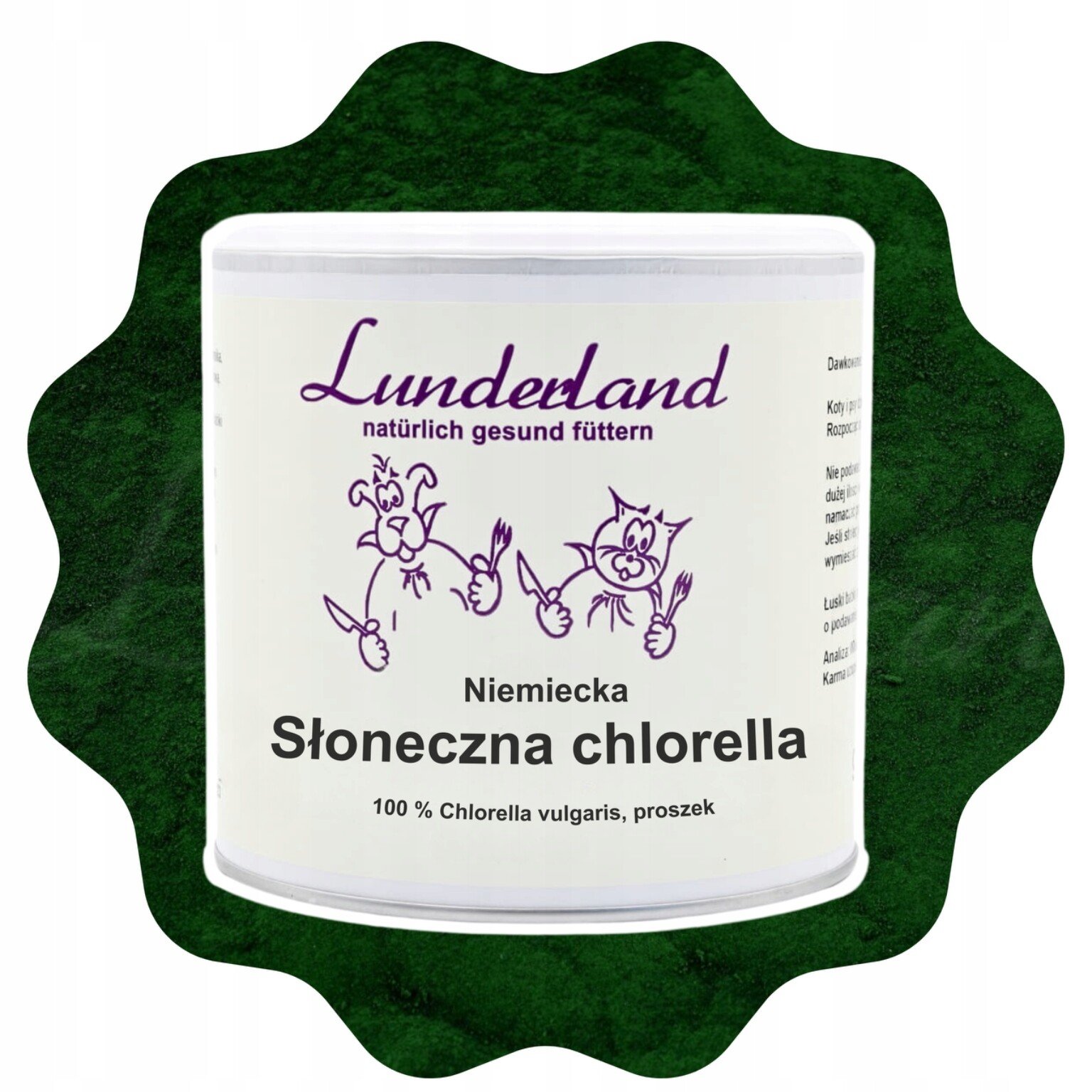 Lunderland Chlorella – podpora štítné žlázy a trávicího systému
