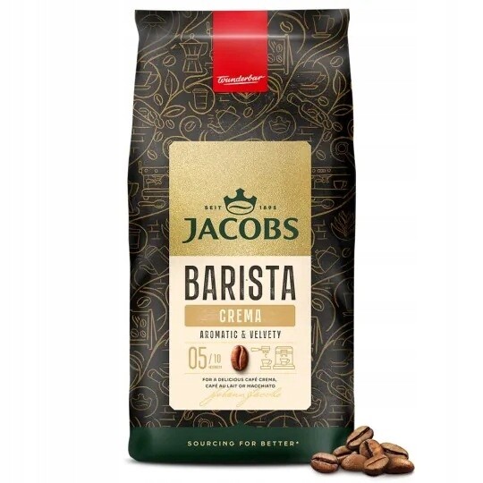 Zrnková káva Jacobs Barista Editions Crema 1kg