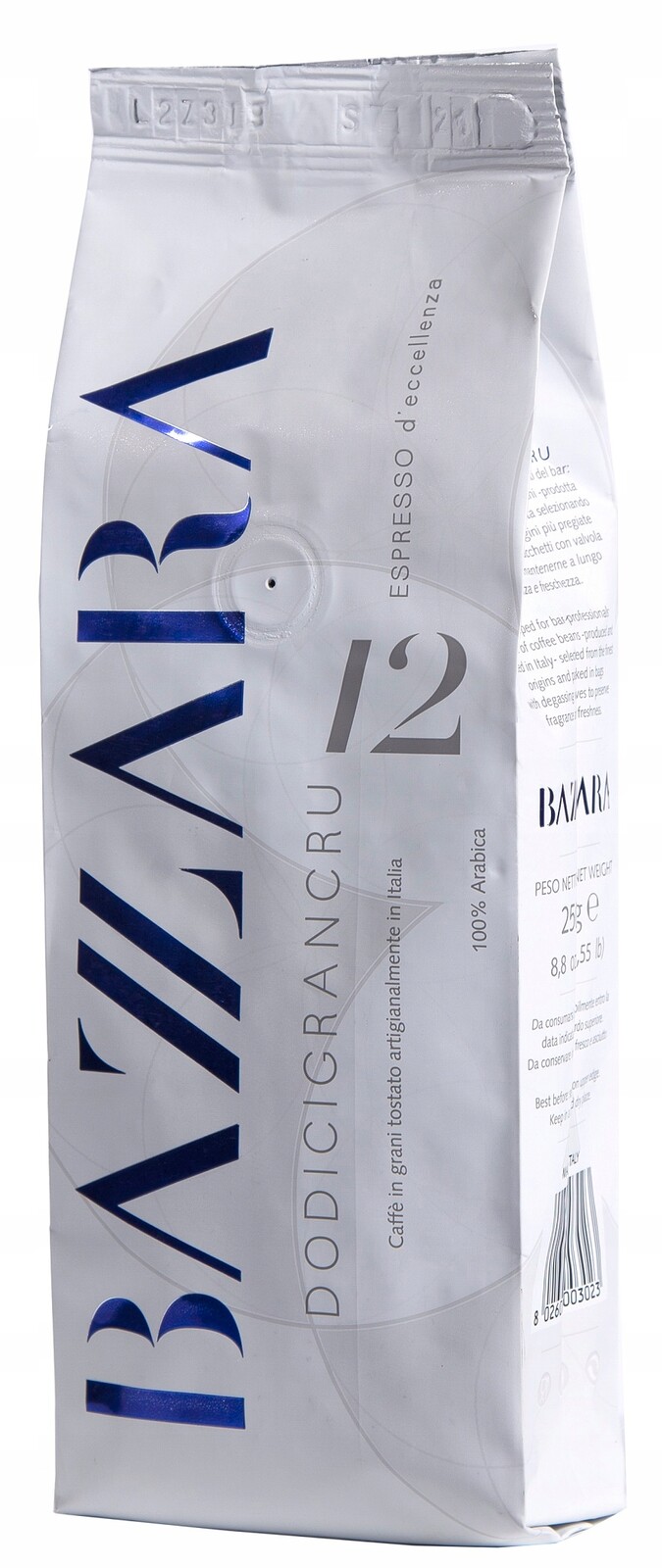 2 x Káva zrnková Bazzara Dodicigrancru 250 g