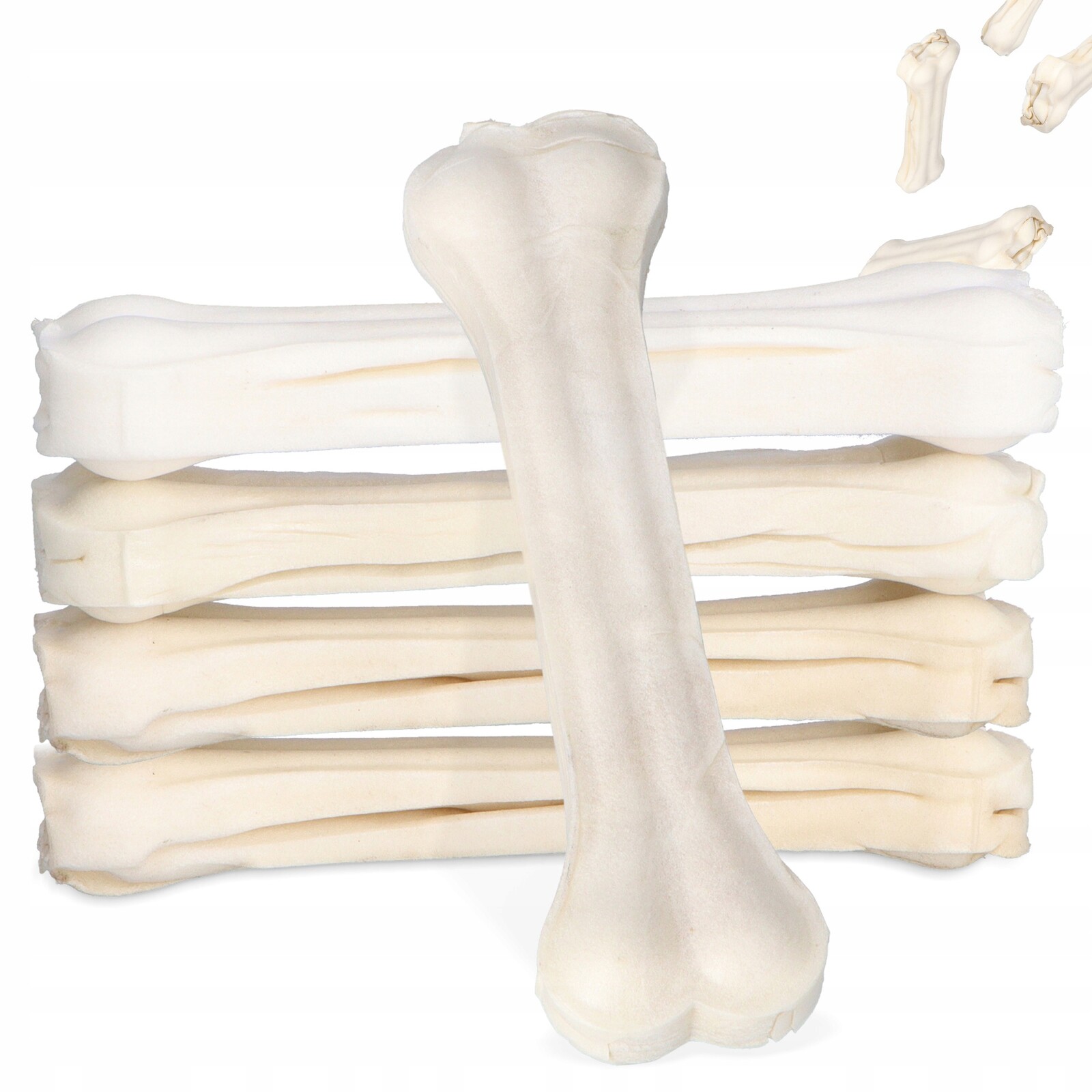 5x Kost Psa Lisovaná Přírodní 20 cm Kousátko Příchutě Pamlsek Hovězí Žvýkání