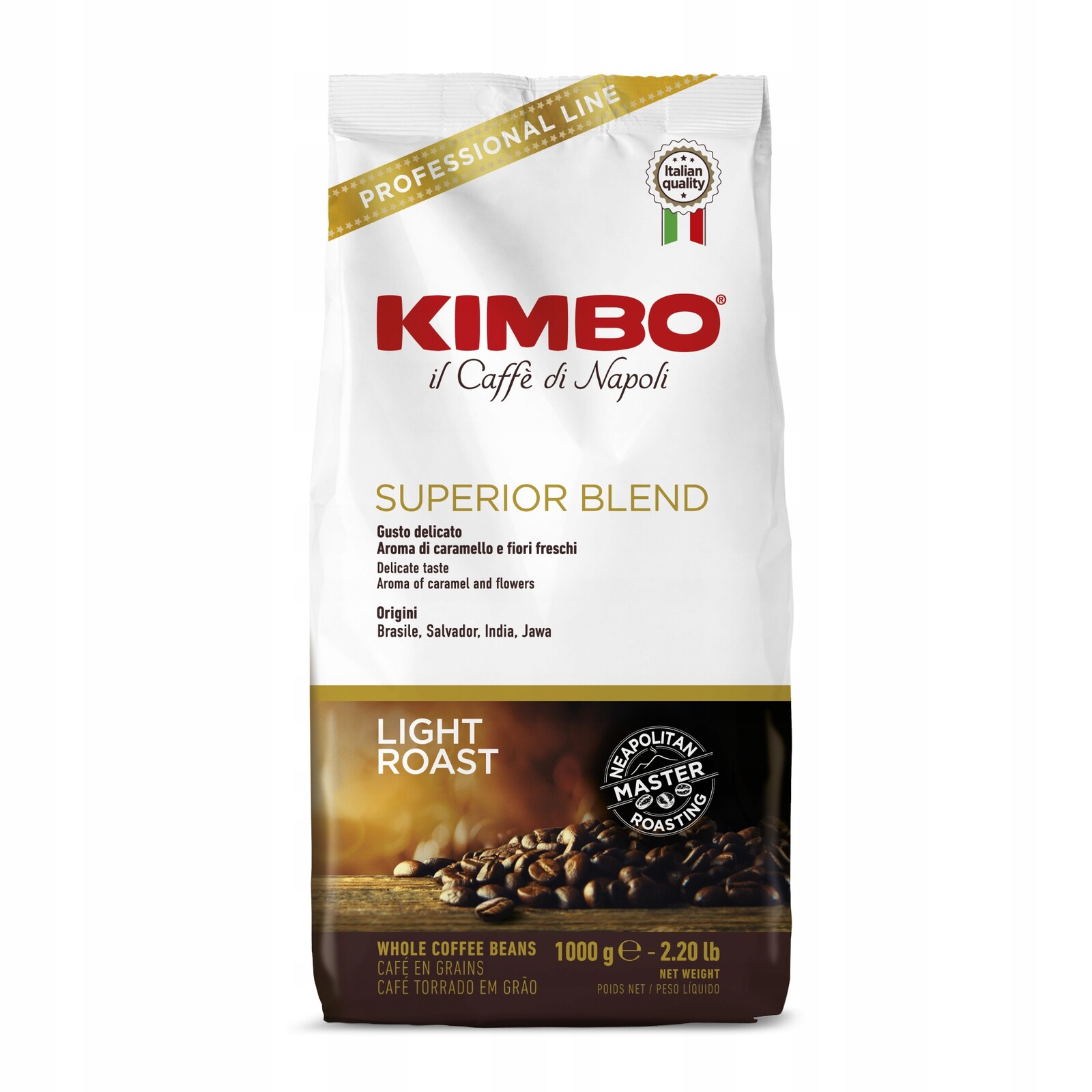 Zrnková káva Kimbo Espresso Superior Blend 1kg