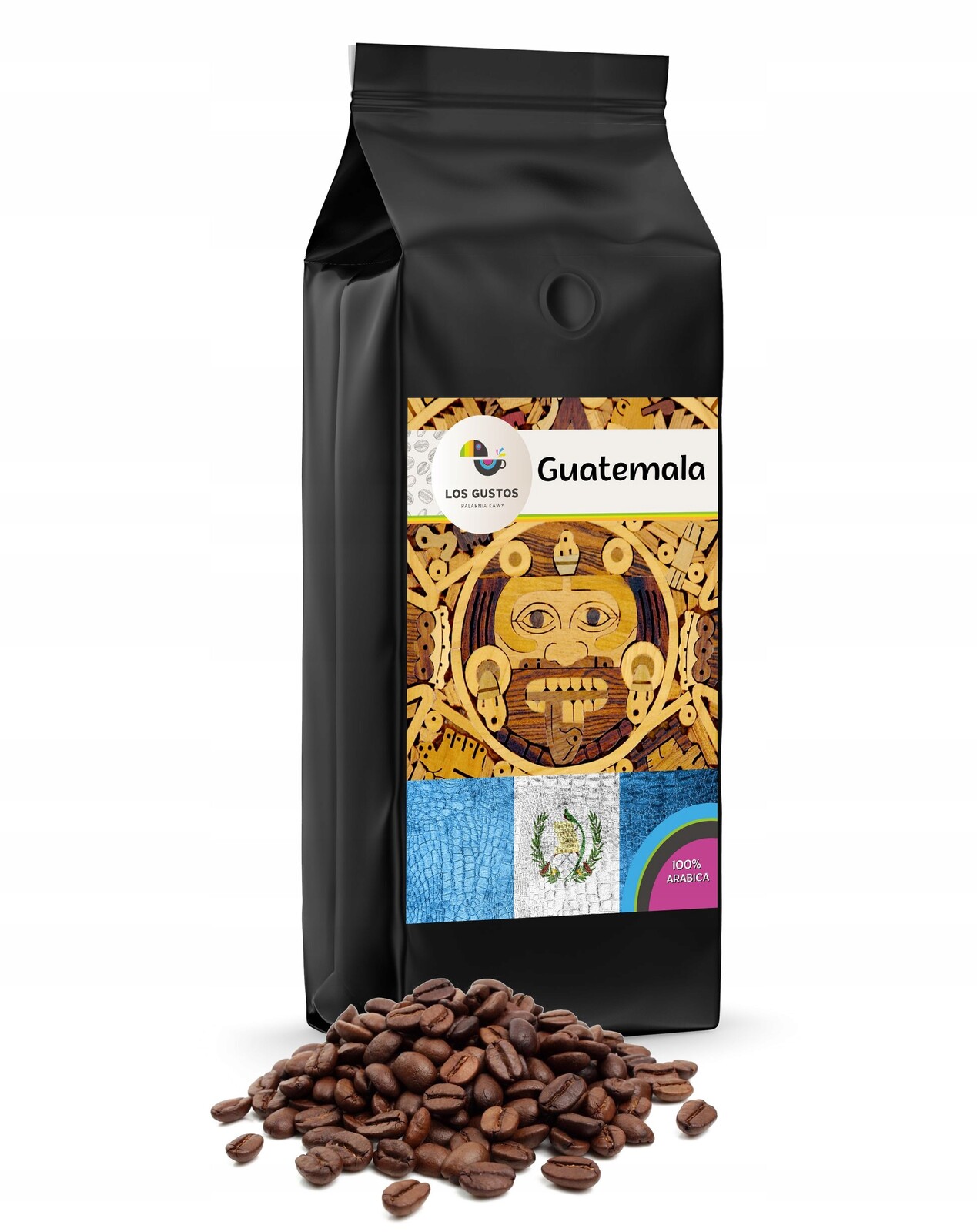 Káva zrnková 1kg Guatemala 100% Arabica Čerstvě pražená Los Gustos