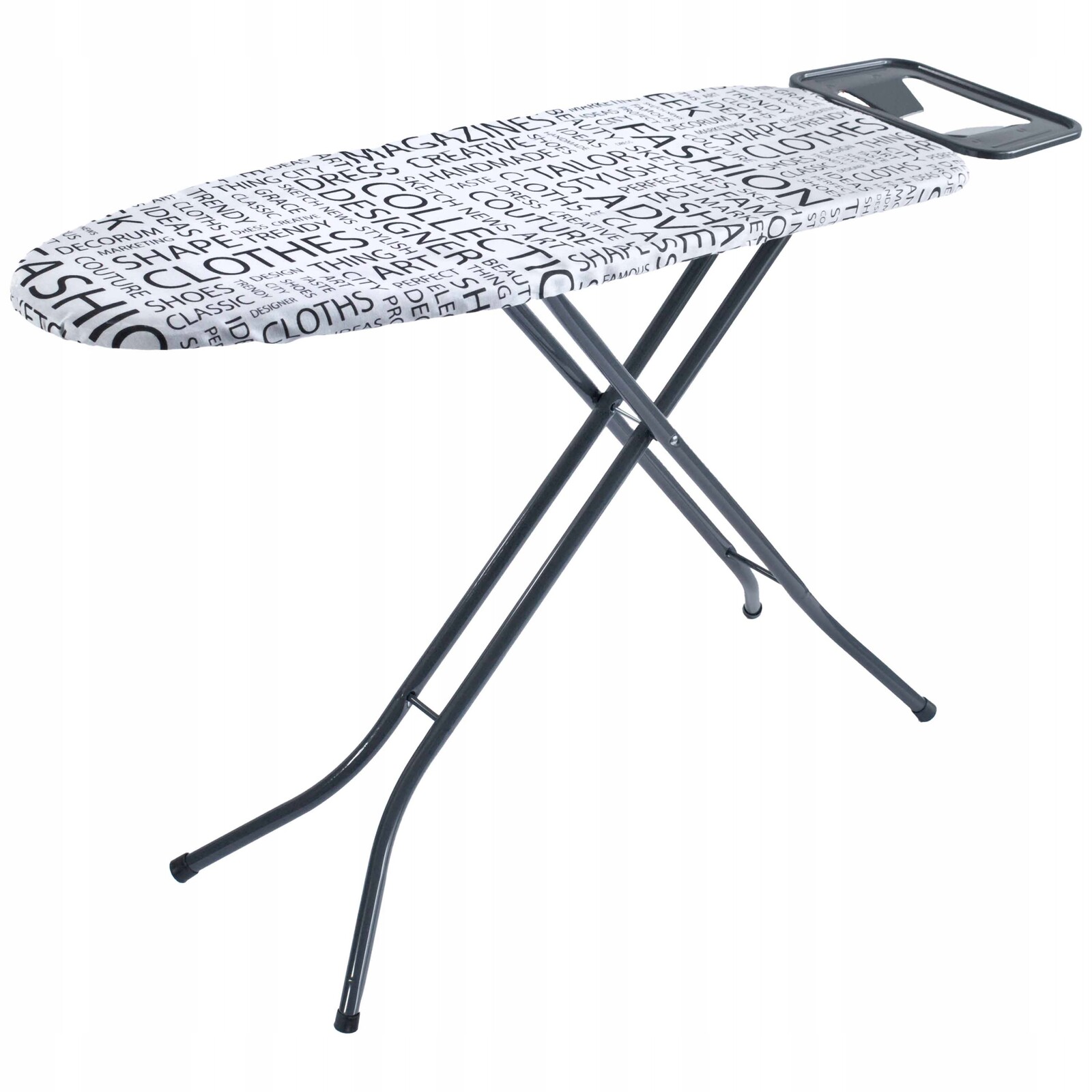 Žehlicí Prkno 90x30 CM Šedé S Podstavcem Na Žehlička Regulovatelná Kvalita