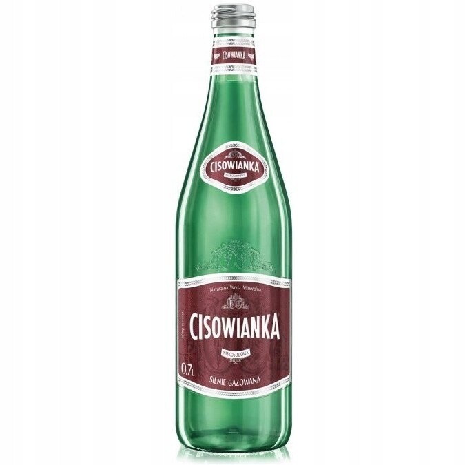 Voda Cisowianka 0.7L (12 Ks) Silný plyn sklo
