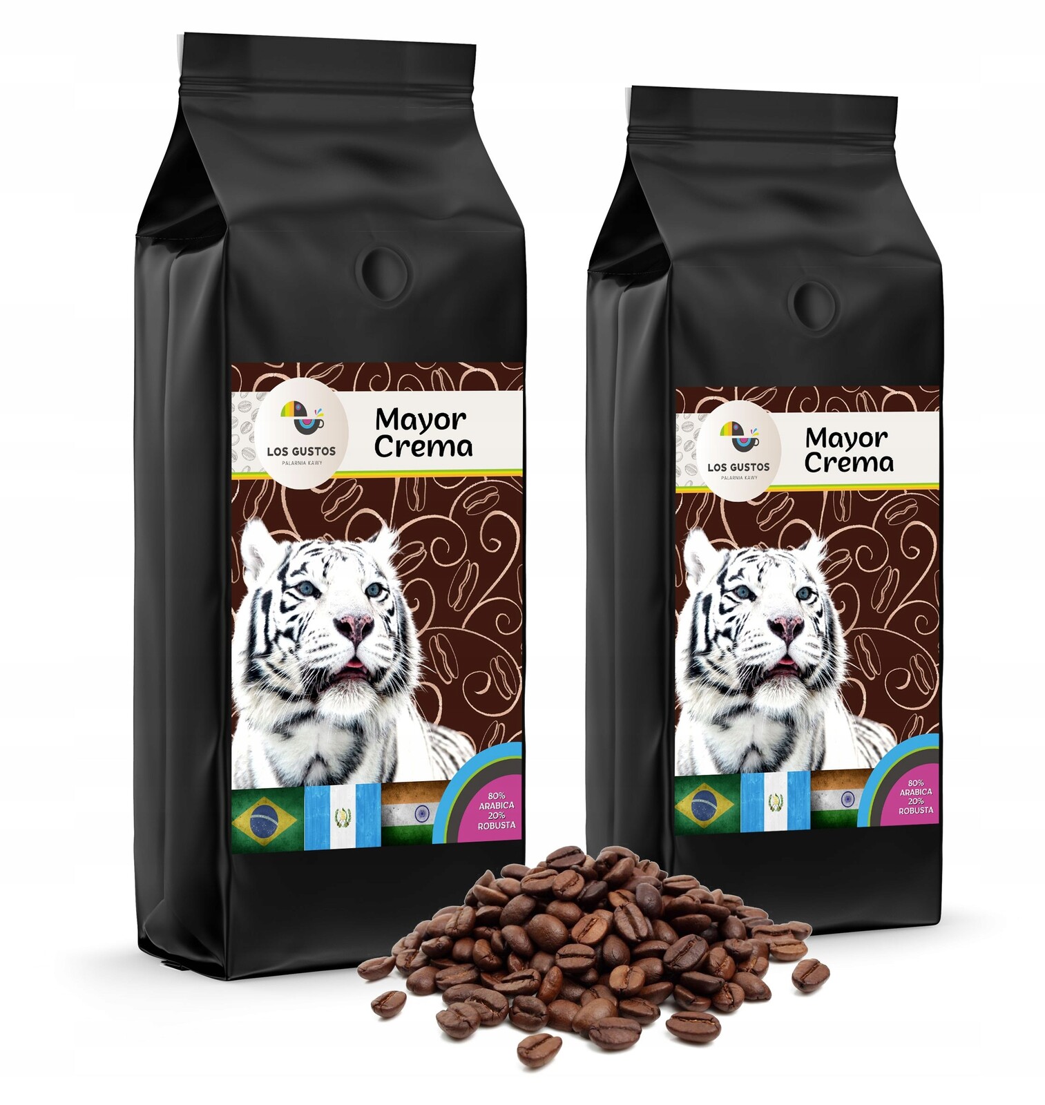 Káva zrnková Mayor Crema 2x1000kg Los Gustos