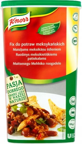 Fix na mexické pokrmy 1,2 kg Knorr