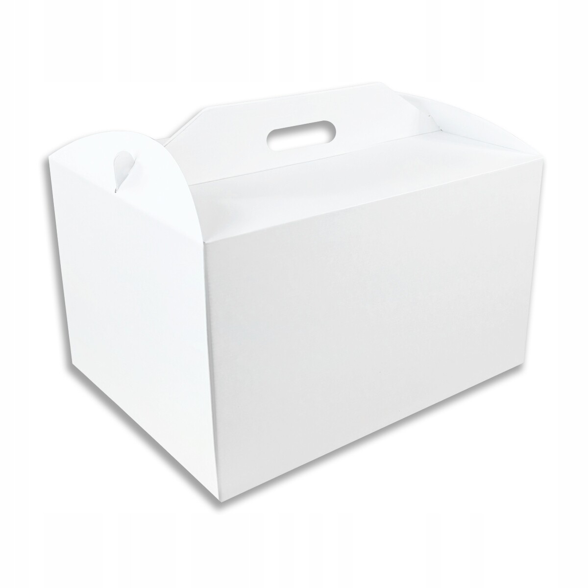 Balení Kartonová Krabice 10 Ks Na Dort Dort 46X36X25 CM Na Svatební Hostina Bílá