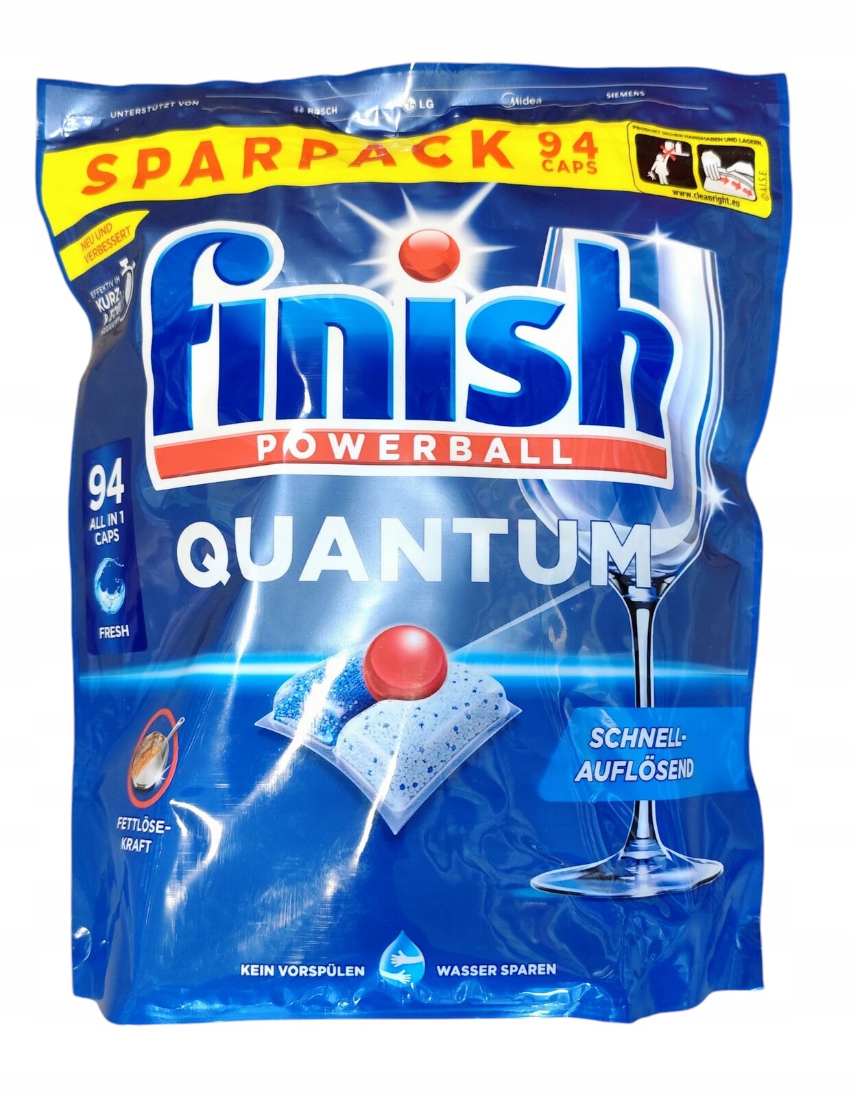 Finish Powerball Quantum kapsle do myčky nádobí 0,977 kg 94 ks