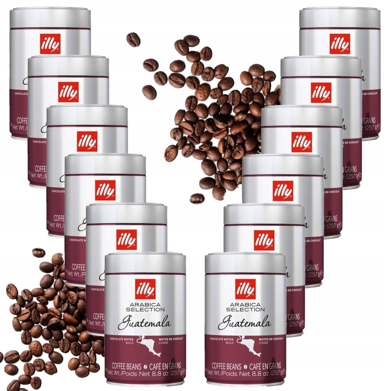 Sada Káva zrnková illy Monoarabica Guatemala 100% Arabika 12x250g