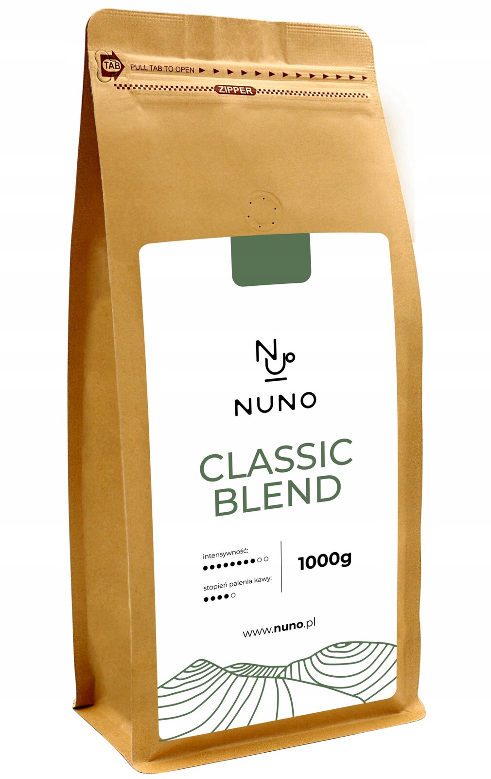 Káva zrnková Nuno Classic Blend 1kg čerstvě pražená