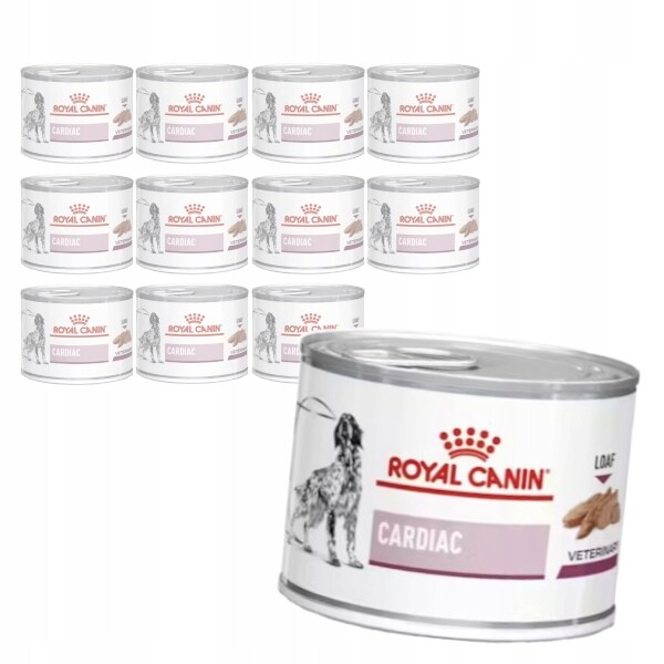 Royal Canin Veterinary Vhn Dog Cardiac Loaf 12x200g Vlhké Krmivo Psí paštika