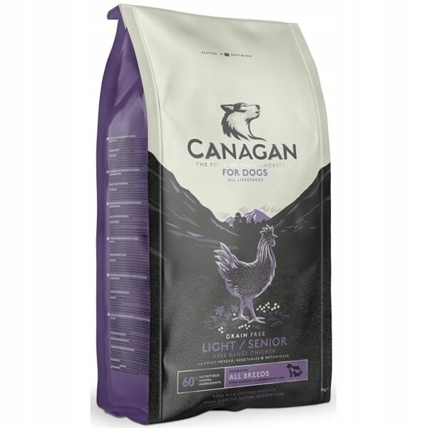 Canagan Dog Dry Light Senior 12 kg
