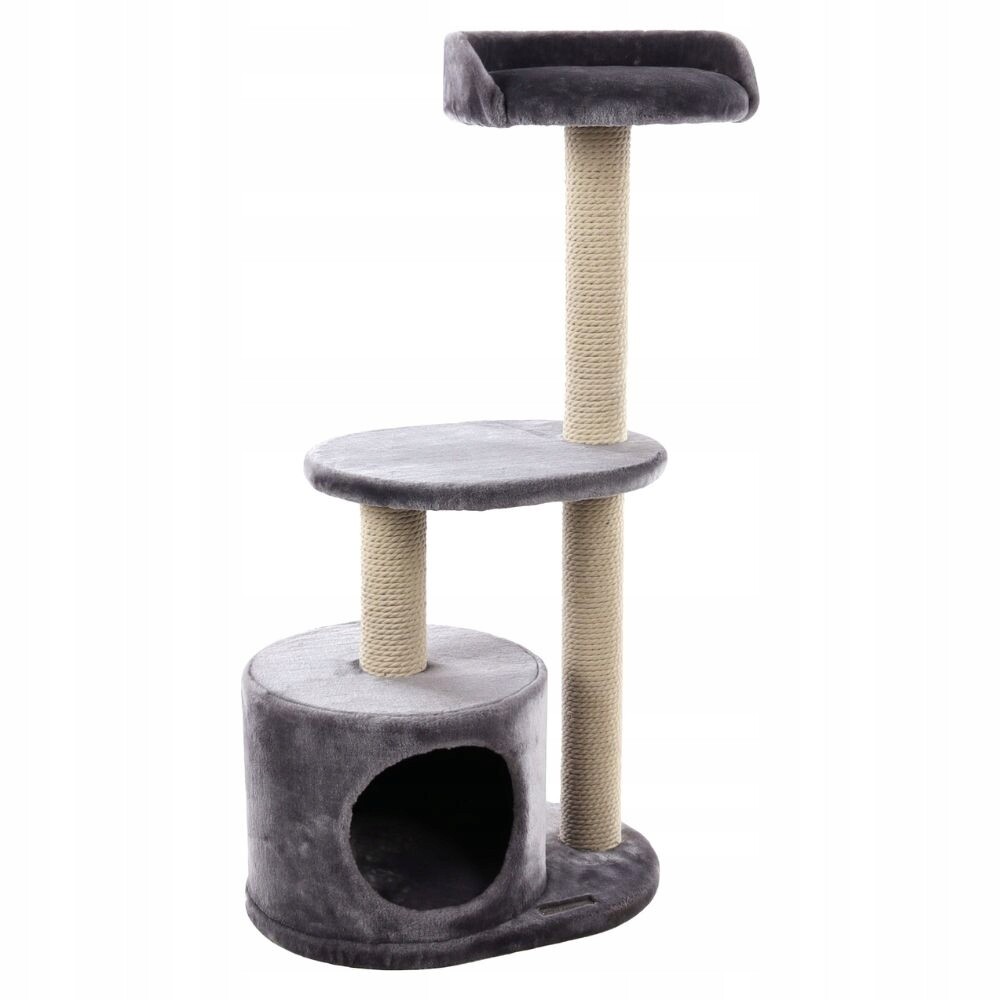 Stojanový škrabák pro kočky – Echo – Šedý, 99 cm