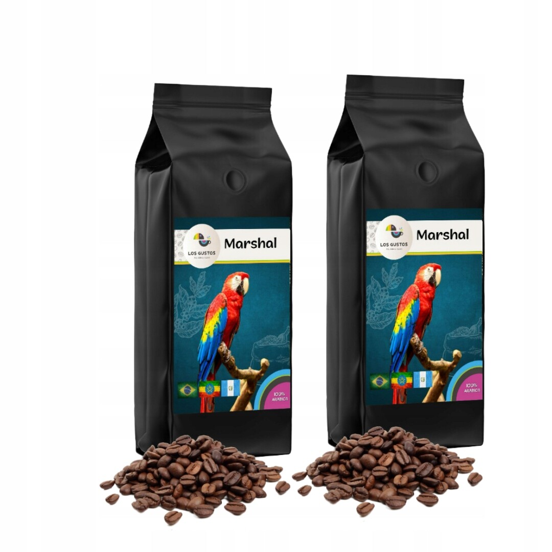Káva zrnková Marshal 2x1000 kg Los Gustos