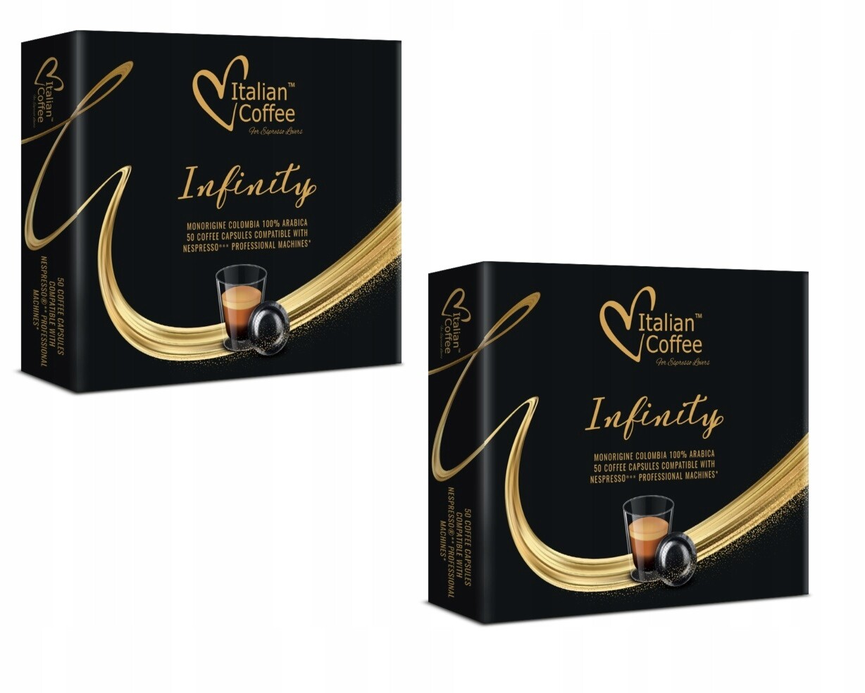 Kapsle pro Nespresso Professional Italian Coffee Caffe Infinity 100 ks
