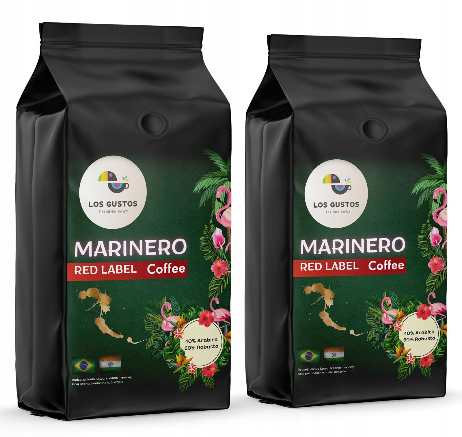 Marinero Red Label Káva zrnková 2x1000g