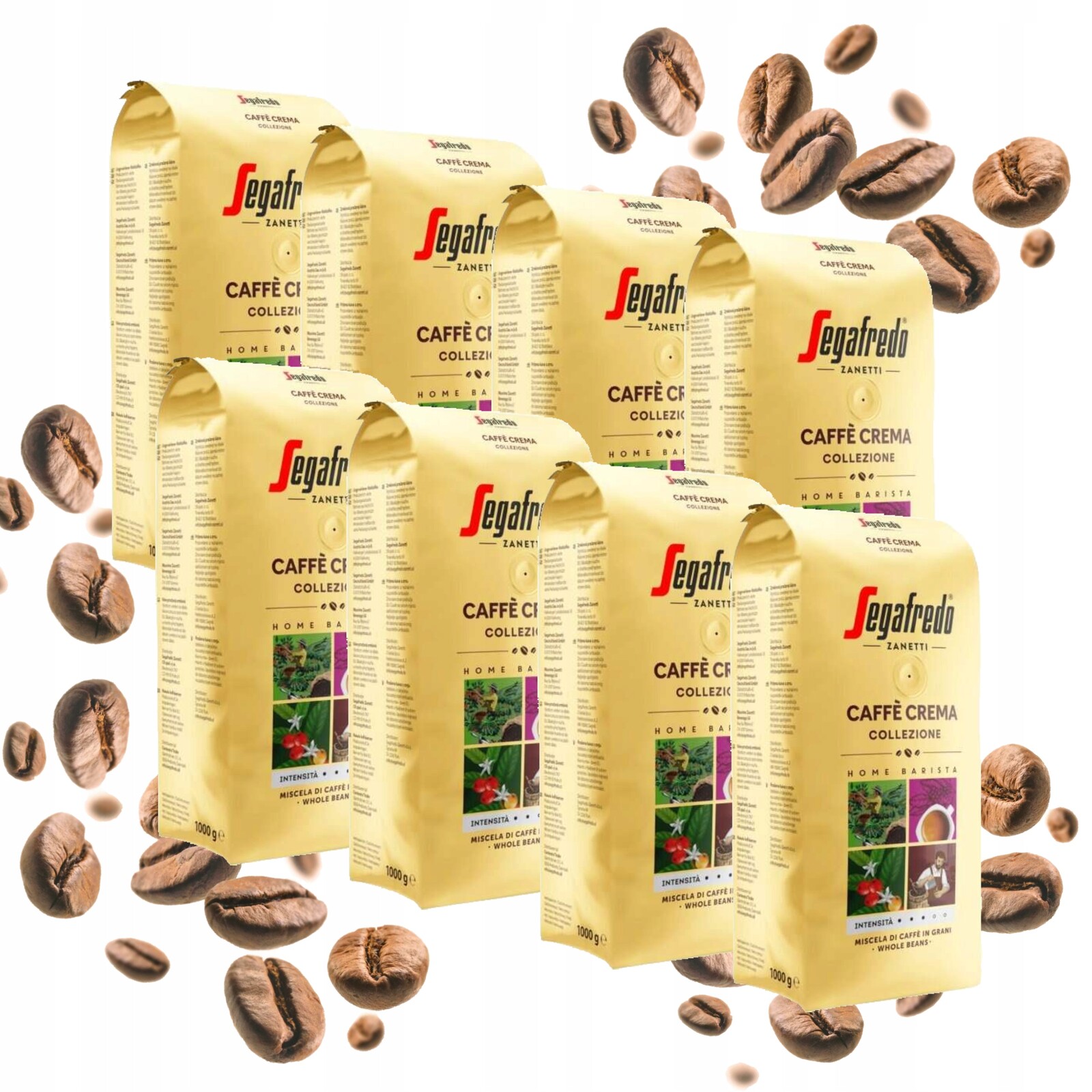 Káva zrnková Segafredo Caffè Crema Collezione 8x1kg