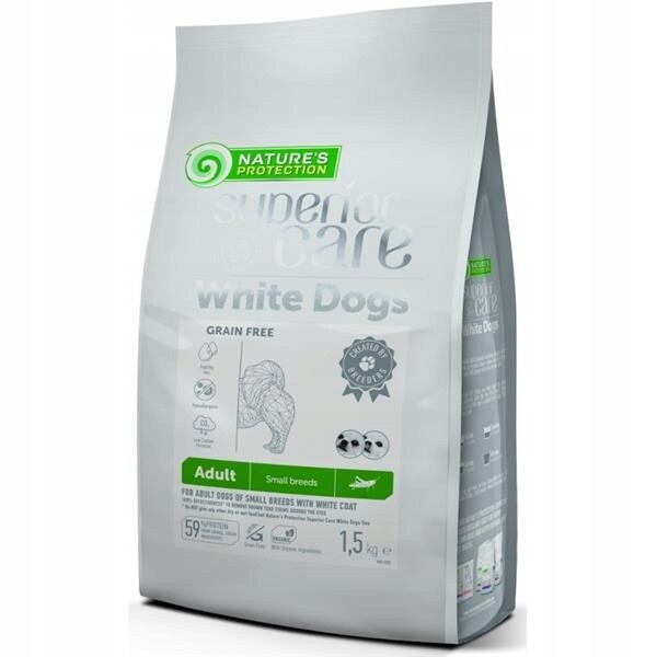 Nature's Protection Dog Dry Superior Care Adult Sb White Gf Insect 1,5 kg