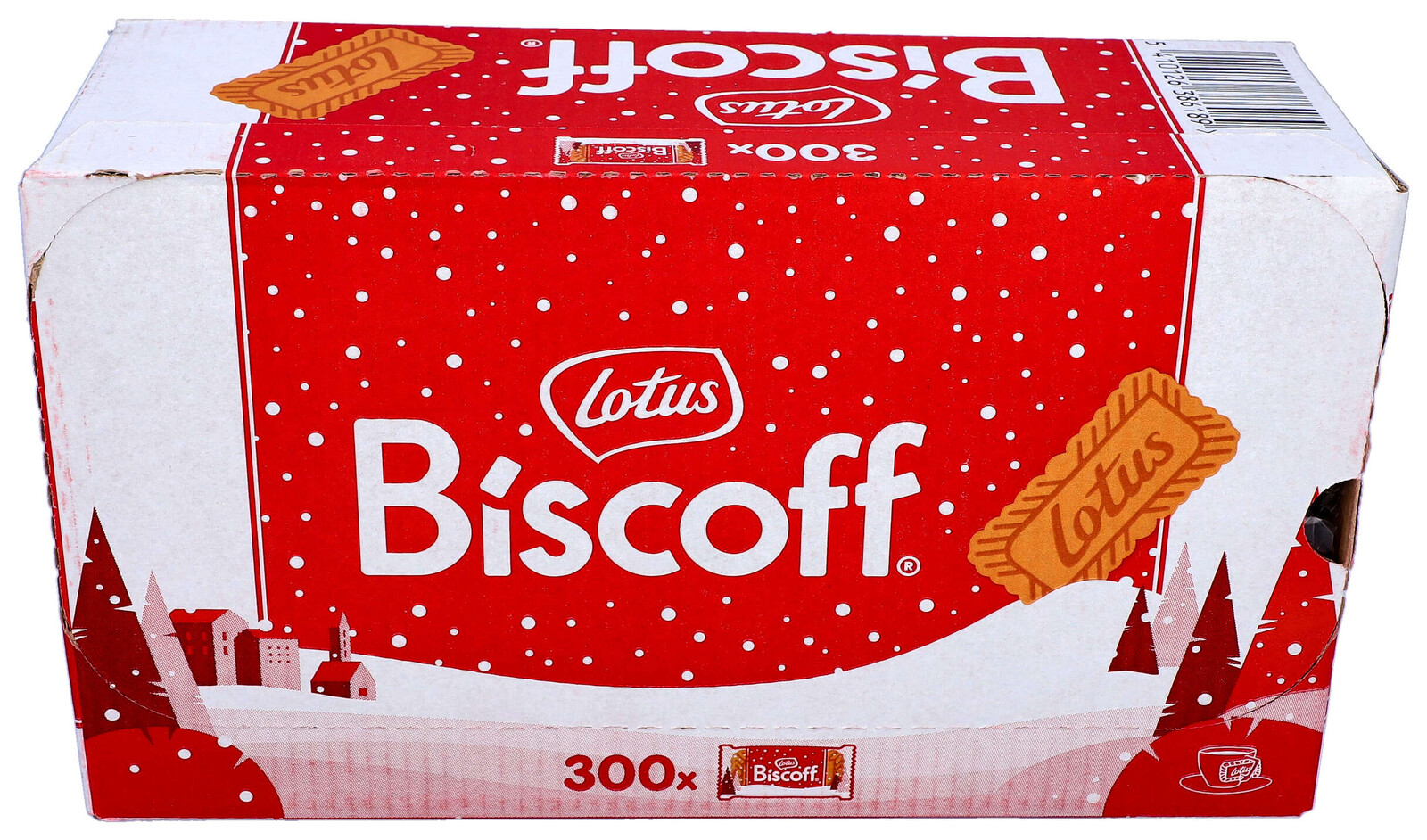 Lotus sušenky křehké 300 ks Biscoff na kávu balené jednotlivě