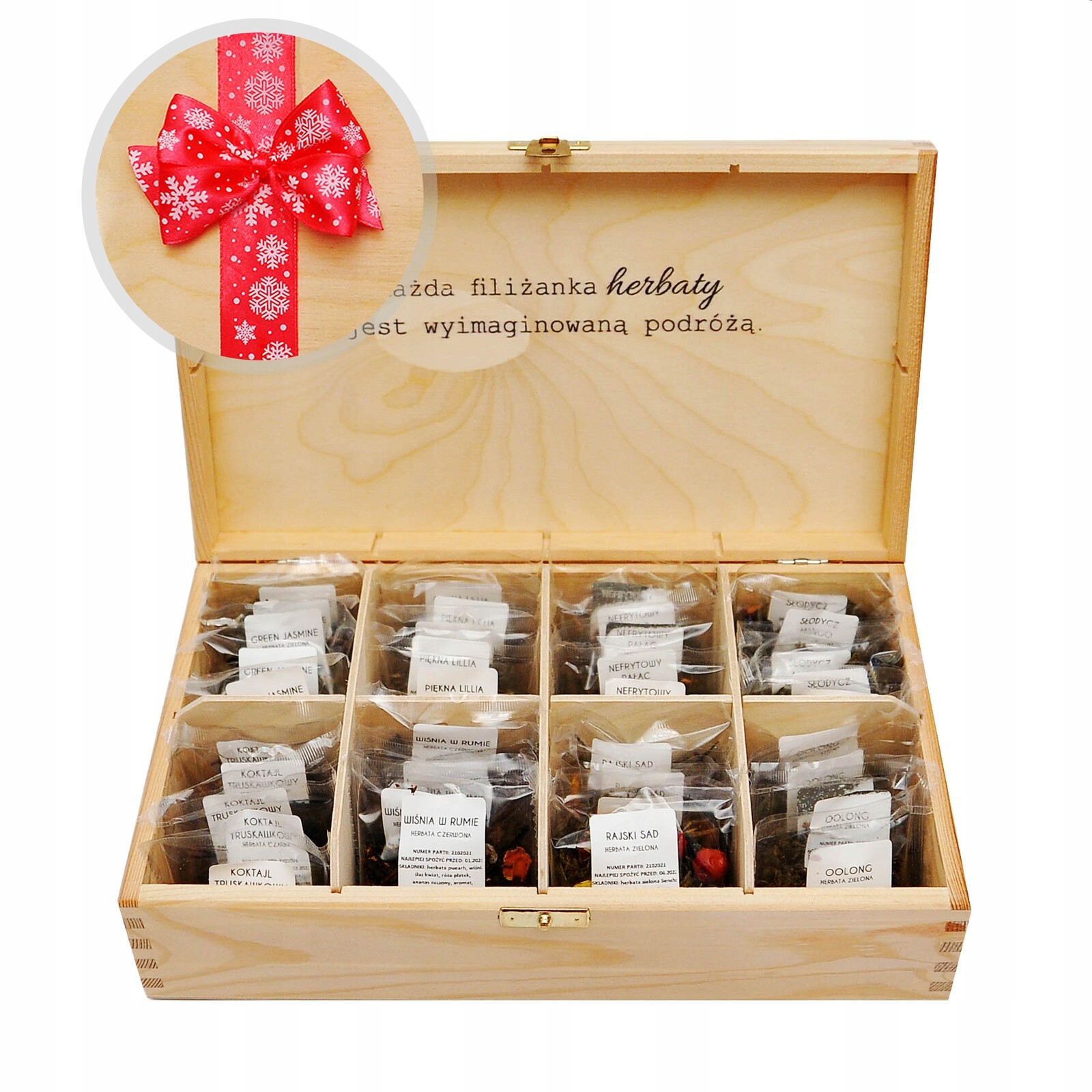 Čajová konvice čaj 32ks jako dárek