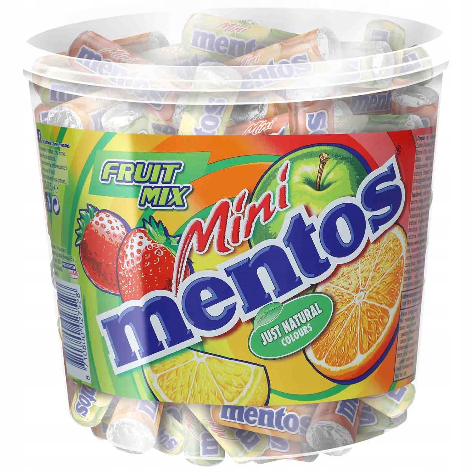 Mentos Mini Fruit MIX Ovocný MIX 1260 g.
